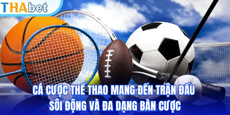 Cá cược thể thao mang đến trận đấu sôi động và đa dạng bàn cược